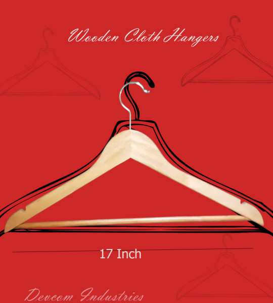 Wooden Cloth Hanger for Hotel use 20 SETS