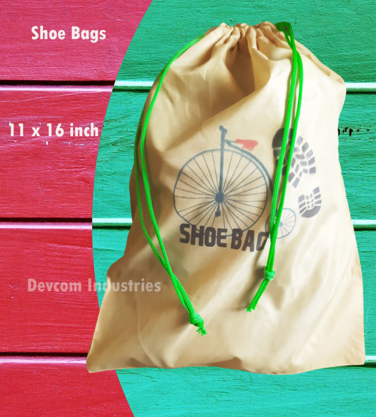 Shoe Bags-Water resistant Shoe Drawstring Bags
